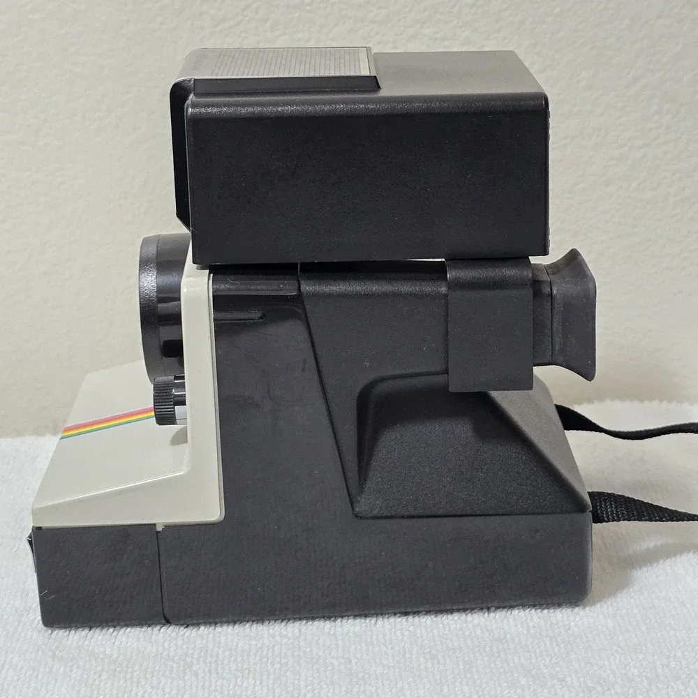 Polaroid One Step Instant Film Land Camera Rainbow Stripe Bundle Works‎ Vintage